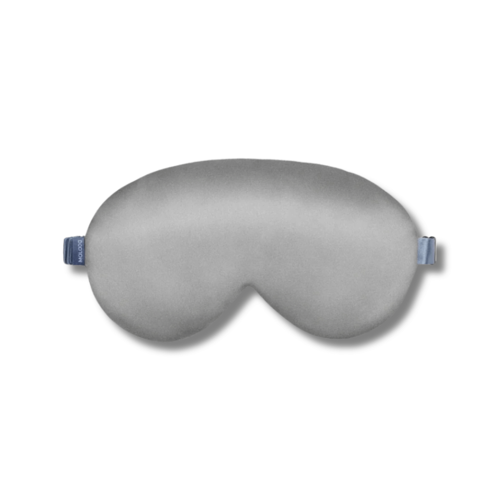 Шовкова маска для сну сіра - MOLODO Silk Sleep Mask Stone Grey
