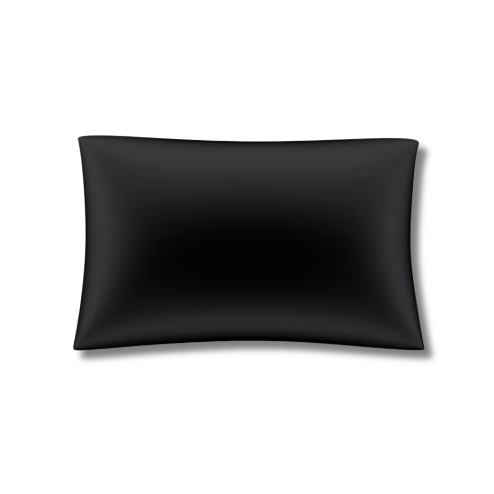 Шелковая наволочка чёрная - MOLODO Silk Pillowcase Black