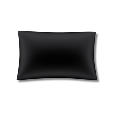 Шовкова наволочка чорна - MOLODO Silk Pillowcase Black