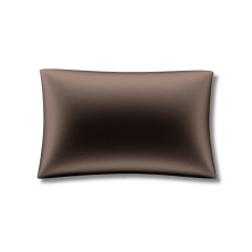 Шовкова наволочка коричнева - MOLODO Silk Pillowcase Brown