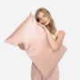 Шовкова наволочка пудрова - MOLODO Silk Pillowcase Powder Pink