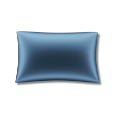 Шовкова наволочка синя - MOLODO Silk Pillowcase Blue