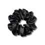 Шовкова резинка для волосся чорна - MOLODO Silk Scrunchie Large Black