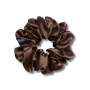 Шовкова резинка для волосся коричнева - MOLODO Silk Scrunchie Large Brown