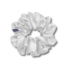 Шовкова резинка для волосся молочна - MOLODO Silk Scrunchie Large Off White