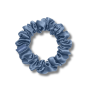 Шовкова резинка для волосся синя - MOLODO Silk Scrunchie Medium Blue
