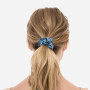 Шовкова резинка для волосся синя - MOLODO Silk Scrunchie Medium Blue