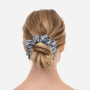 Шовкова резинка для волосся сіра - MOLODO Silk Scrunchie Large Stone Grey