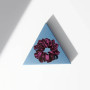 Шовкова резинка для волосся сливова - MOLODO Silk Scrunchie Large Plum