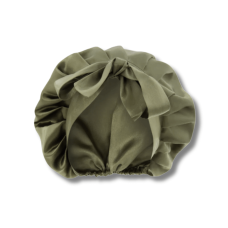 Шовкова шапочка для сну оливкова - MOLODO Silk Night Cap Forest Moss