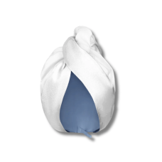 Шовковий тюрбан з мікрофіброю молочний - MOLODO Silk Turban With Microfiber Off White