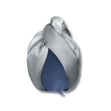 Шовковий тюрбан з мікрофіброю сірий - MOLODO Silk Turban With Microfiber Stone Grey