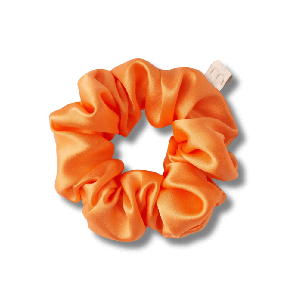 Об'ємна резинка для волосся помаранчева - MON MOU Silk Large Scrunchie Orange