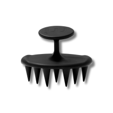 Щіточка для очищення шкіри голови чорна - MON MOU Soft Scrub Brush Black Щіточка для очищення шкіри голови чорна - MON MOU Soft Scrub Brush Black