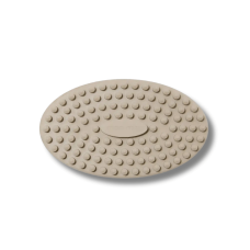 Силіконова щіточка для тіла сіро-бежева - MON MOU Soft Body Brush Taupe