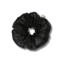 Супер об'ємна резинка для волосся чорна - MON MOU Silk Volume Scrunchie Black 