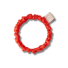 Тонка резинка для волосся темно-помаранчева - MON MOU Silk Slim Scrunchie Dark Orange Тонка резинка для волосся темно-помаранчева - MON MOU Silk Slim Scrunchie Dark Orange