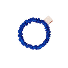 Тонка резинка для волосся темно-синя - MON MOU Silk Slim Scrunchie Dark Blue Тонка резинка для волосся темно-синя - MON MOU Silk Slim Scrunchie Dark Blue