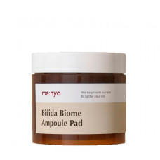 Тонер педи для захисту і відновлення біома шкіри - Manyo Bifida Biome Ampoule Pad