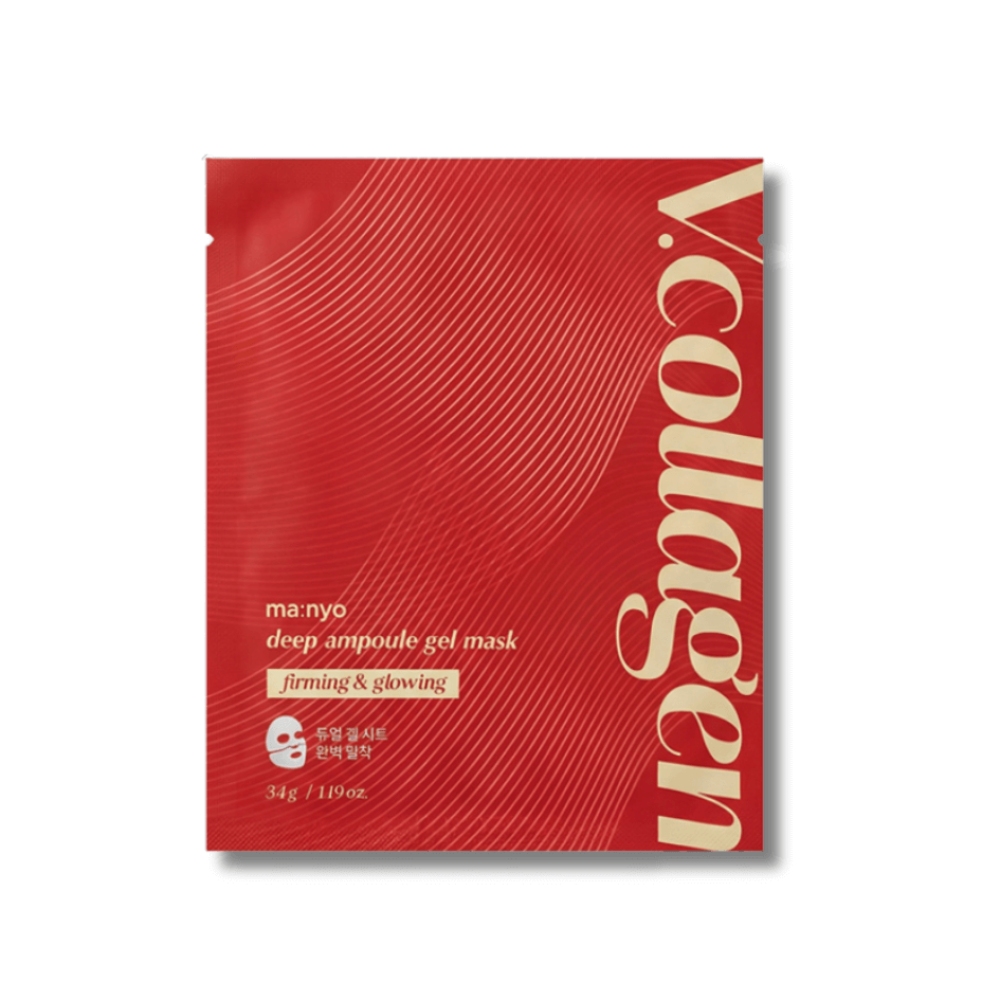 Маска гідрогелева антивікова з колагеном - Manyo V.Collagen Deep Ampoule Gel Mask