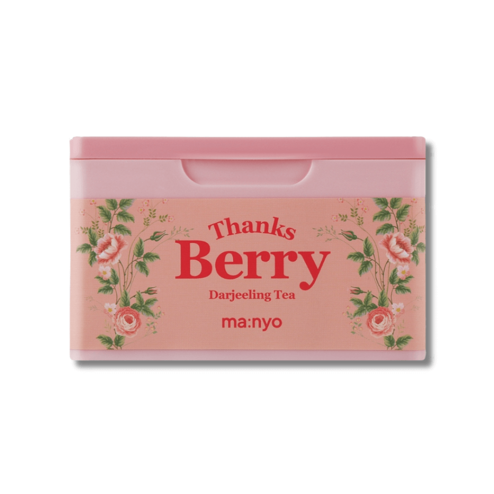 Набір тканинних масок на основі чаю Дарджилінг - Manyo Factory Thanks Berry Darjeeling Tea Mask