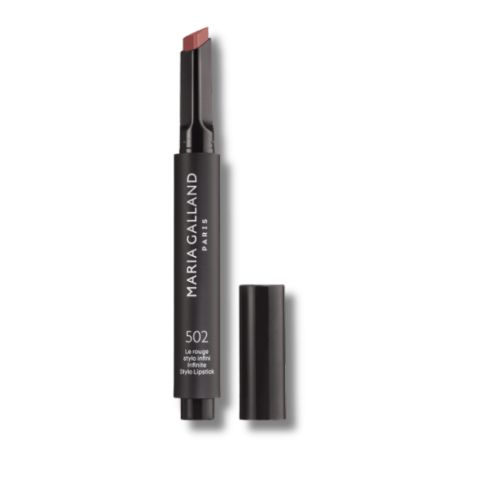 Стойкая питательная глянцевая помада для губ - Maria Galland Paris 502 Infinite Stylo Lipstick