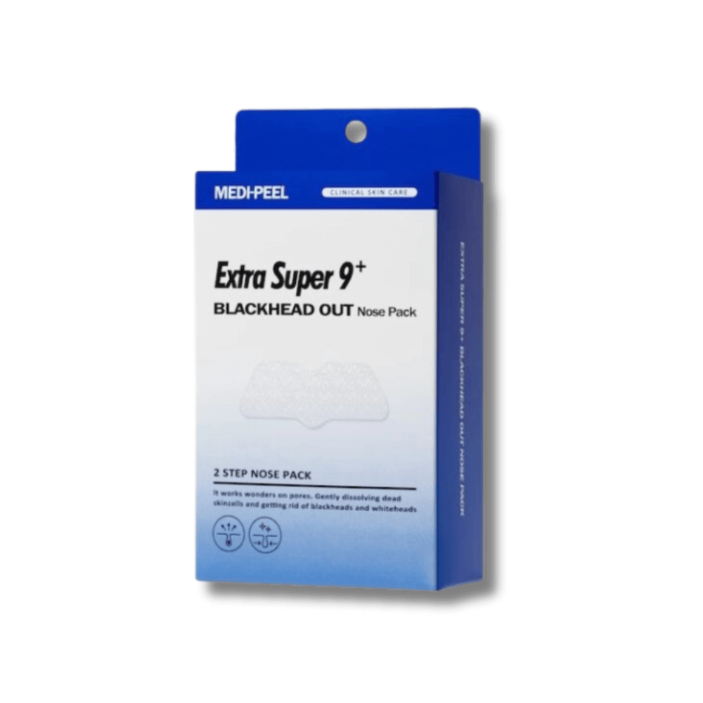 Двоступінчаста маска від чорних крапок - Medi-Peel Extra Super 9 Plus Blackhead Out Nose Pack