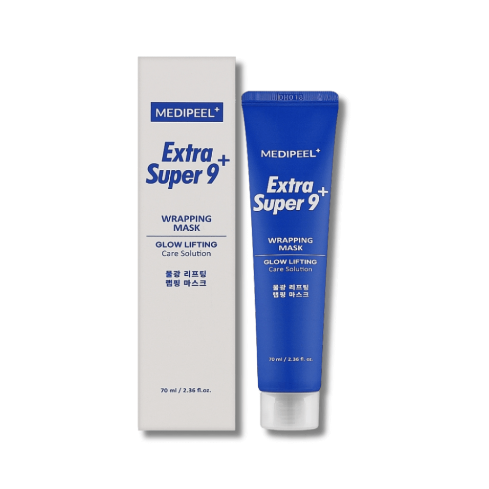 Екстразволожуча маска-плівка з ліфтинг-ефектом - Medi-Peel Extra Super 9 Plus Glow Lifting Wrapping Mask
