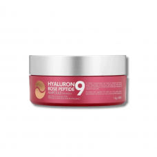 Гідрогелеві патчі з екстрактом троянди та пептидами - Medi-Peel Hyaluron Rose Peptide 9 Ampoule Eye Patch