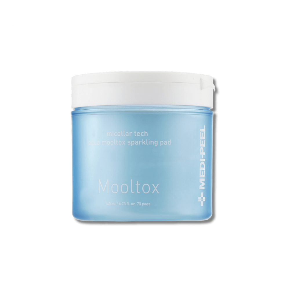 Пілінг-педи для обличчя для зволоження та очищення шкіри - Medi-Peel Aqua Mooltox Sparkling Pad