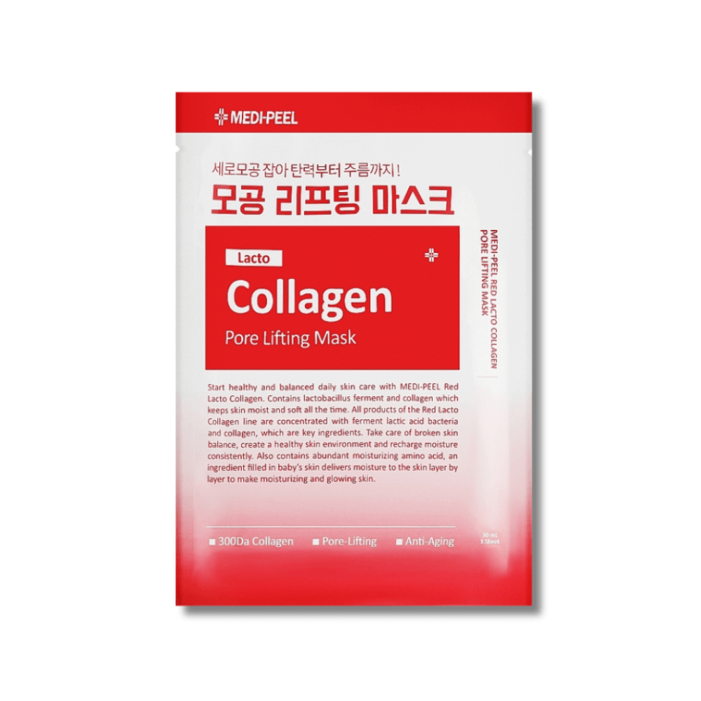 Порозвужувальна маска з ефектом ліфтингу - Medi-Peel Red Lacto Collagen Pore Lifting Mask