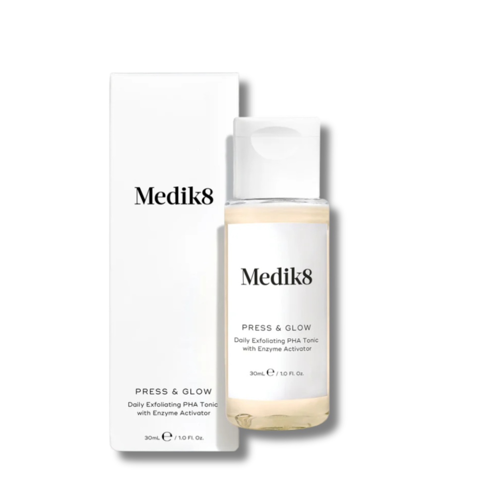 Маленький щоденний відлущуючий тонік з РНА та активатором ферментів - Medik8 Press & Glow Mini