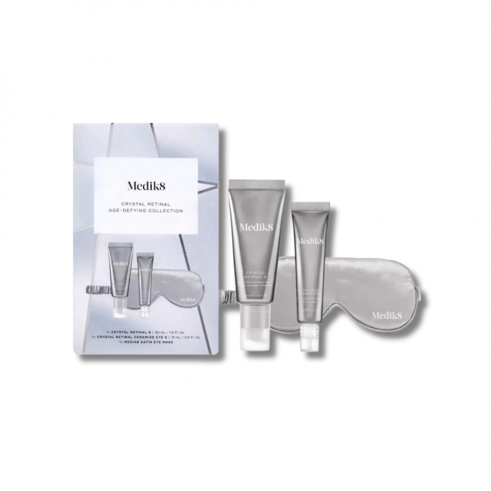 Лімітований подарунковий антивіковий набір - Medik8 Crystal Retinal Age-Defying Collection Kit