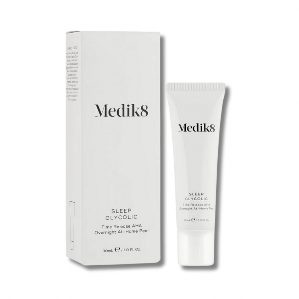 Нічна сироватка з гліколевої кислотою (АНА) для домашнього пілінгу - Medik8 Sleep Glycolic