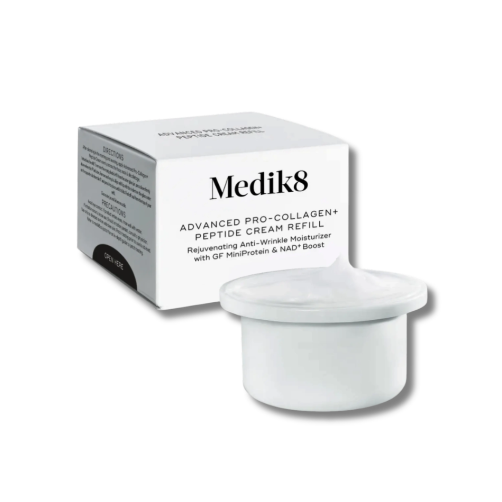 Змінний блок зволожуючого крему з пептидами та колагеном - Medik8 Advanced Pro-Collagen+ Peptide Cream Refill