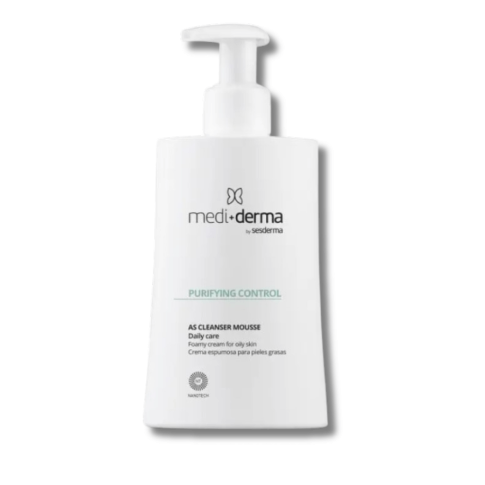 Очищуючий крем для вмивання з саліциловою кислотою - Mediderma Soap-free Foamy Cream Purifyng Control