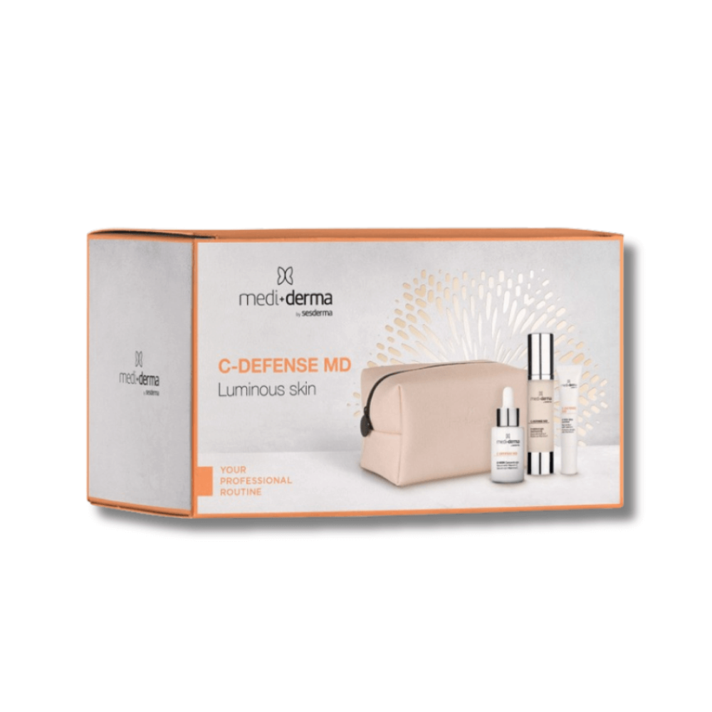 Ревитализирующий набор с витамином С - Mediderma C-Defence MD Luminous Skin Set