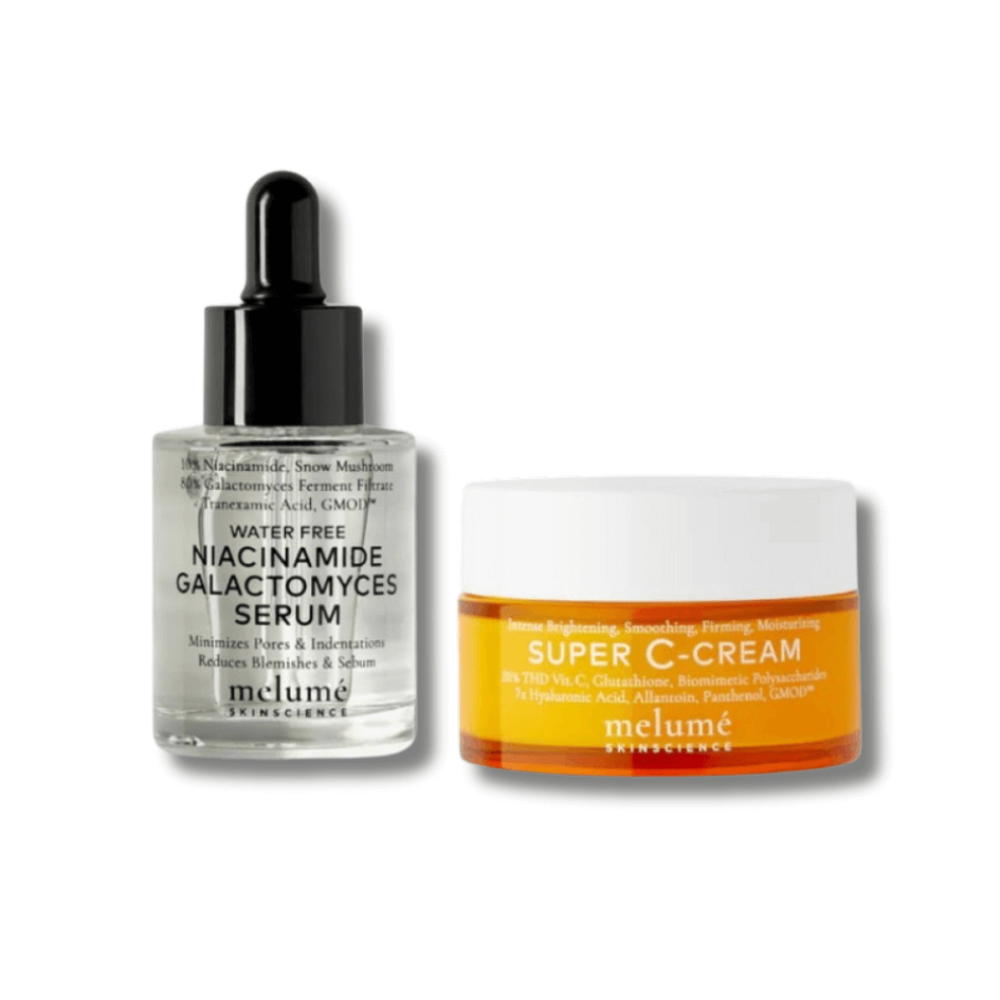 Набір для освітлення, рівного тону та сяйва - Melume Bright & Glow Set