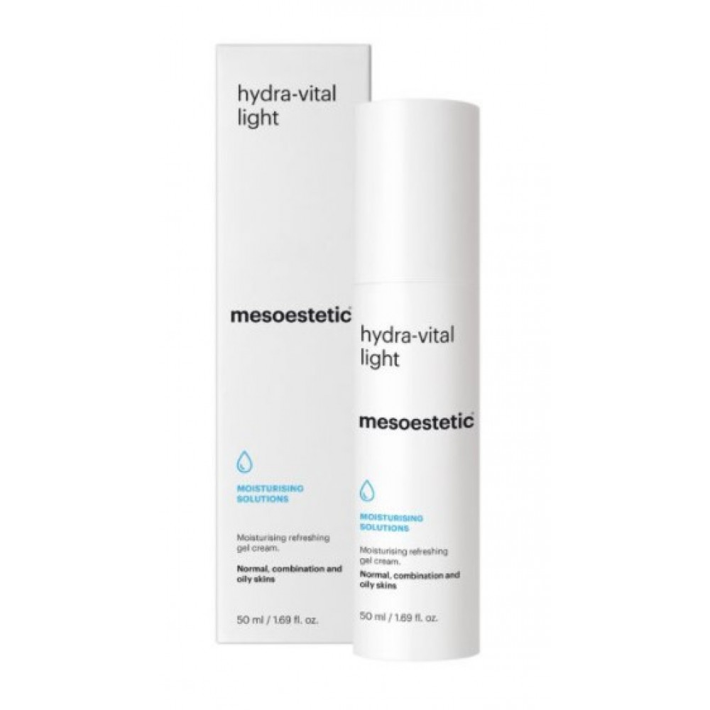 Освіжаючий та відновлюючий зволожуючий гель-крем - Mesoestetic Hydra-Vital Light