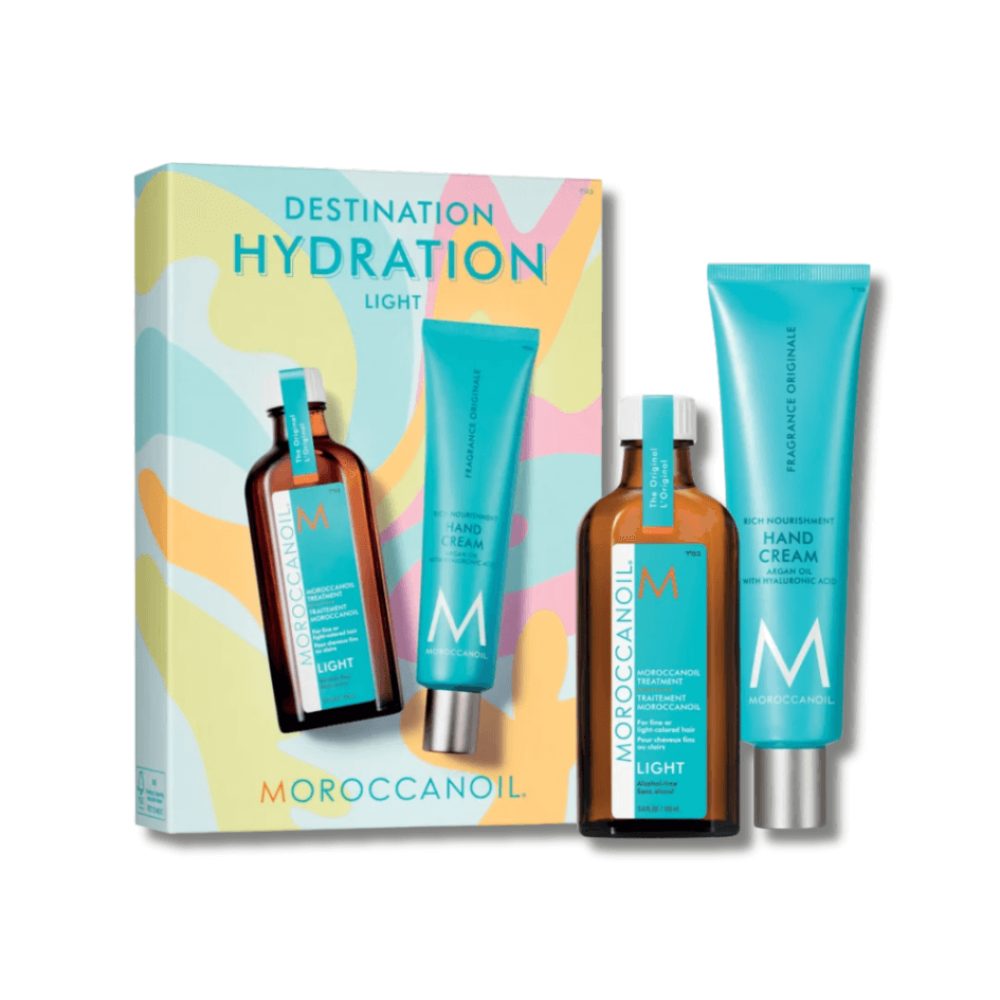 Набір для волосся та рук - Moroccanoil Destination Hydration Light Set
