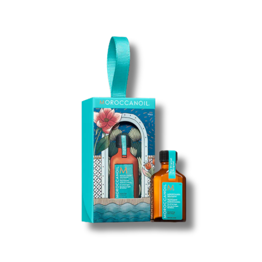 Відновлююча олія для всіх типів волосся в подарунковій коробці - Moroccanoil Oil Treatment Gift Set