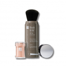 Мінеральна пудра SPF 50 для жирної та проблемної шкіри - NOON Aesthetics «Brush & Go»