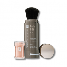 Мінеральна пудра з SPF 50 для всіх типів шкіри - NOON Aesthetics «Brush & Go» 