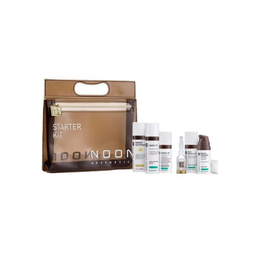 Стартовий набір для освітлення шкіри посилений транексамовою кислотою - NOON Aesthetics BRIGHTENING Starter Kit