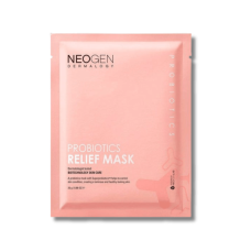 Листкова маска на основі суперпробіотиків та екстрактів молодих ягід - Neogen Dermalogy Probiotics Relief Mask