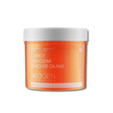 Очищувальні пади з каротином для обличчя - Neogen Dermalogy Carrot Deep Clear Remover Oil Pad