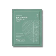 Заспокійлива маска проти сухості з хауттюйною - Neogen Dermalogy Real Heartleaf Soothing Mask