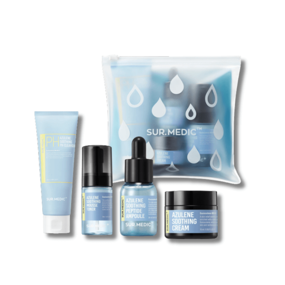 Заспокійливий travel-набір з азуленом - Neogen Dermalogy Sur.Medic+ Azulene Trial Kit