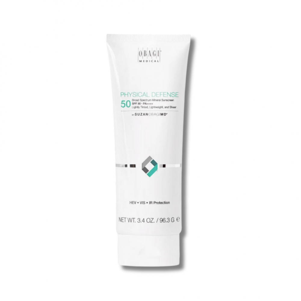 Тонуючий сонцезахисний крем на мінеральній основі SPF 50 - Obagi Medical Suzanogimd Physical Defense Sunscreen SPF 50