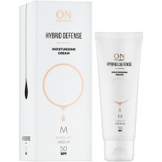 Захисний зволожуючий крем-гібрид SPF 50 - ONmacabim Hybrid Defense Moisturizing Cream SPF 50 Medium